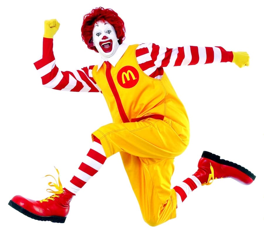 Ronald McDonald de luto 3 ronald