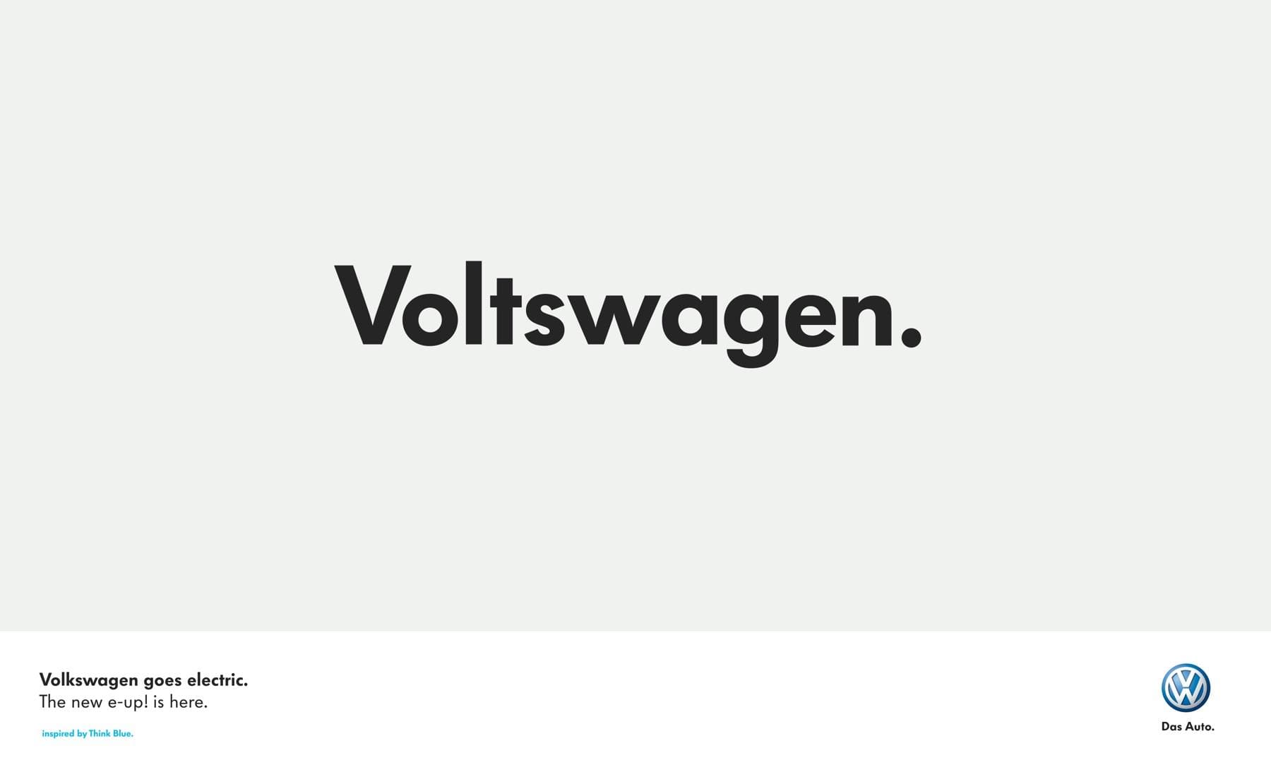 Volkswagen hace un juego de palabras para su vehículo eléctrico