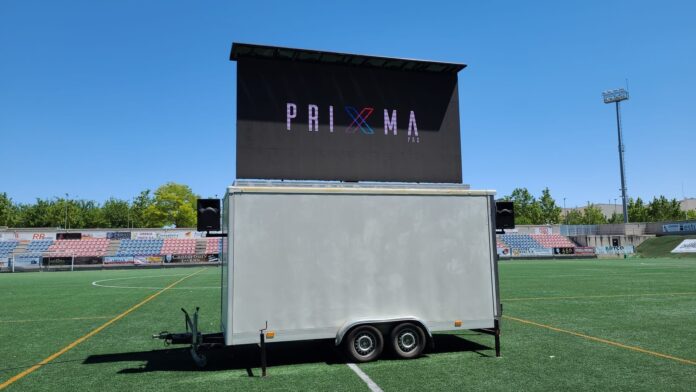 PRIXMAPRO cuenta con la única pantalla LED móvil para alquiler en Aragón